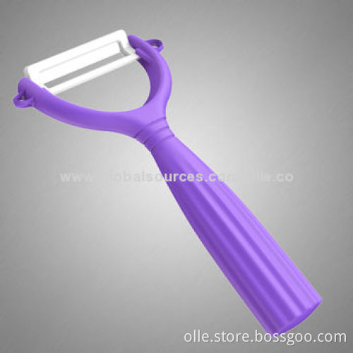 Ceramic blade vegetable fruit peeler
